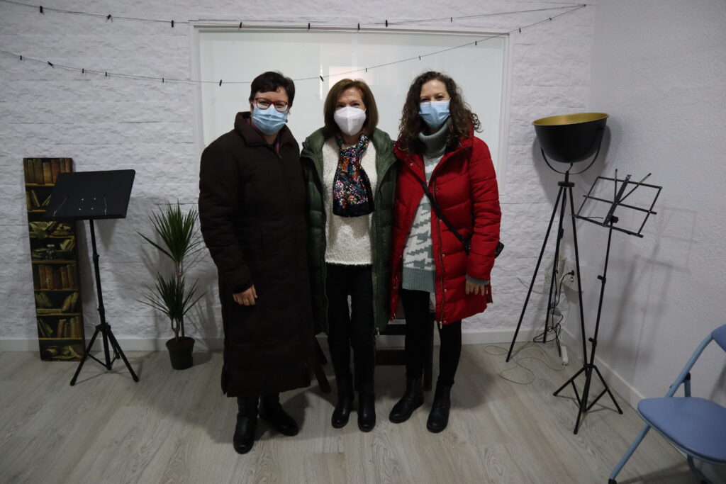 Mariángeles Lucas, Isabel Hernández y Marta Tomás.